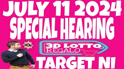 SWERTRES HEARING Today, Thursday, July 4, 2024.